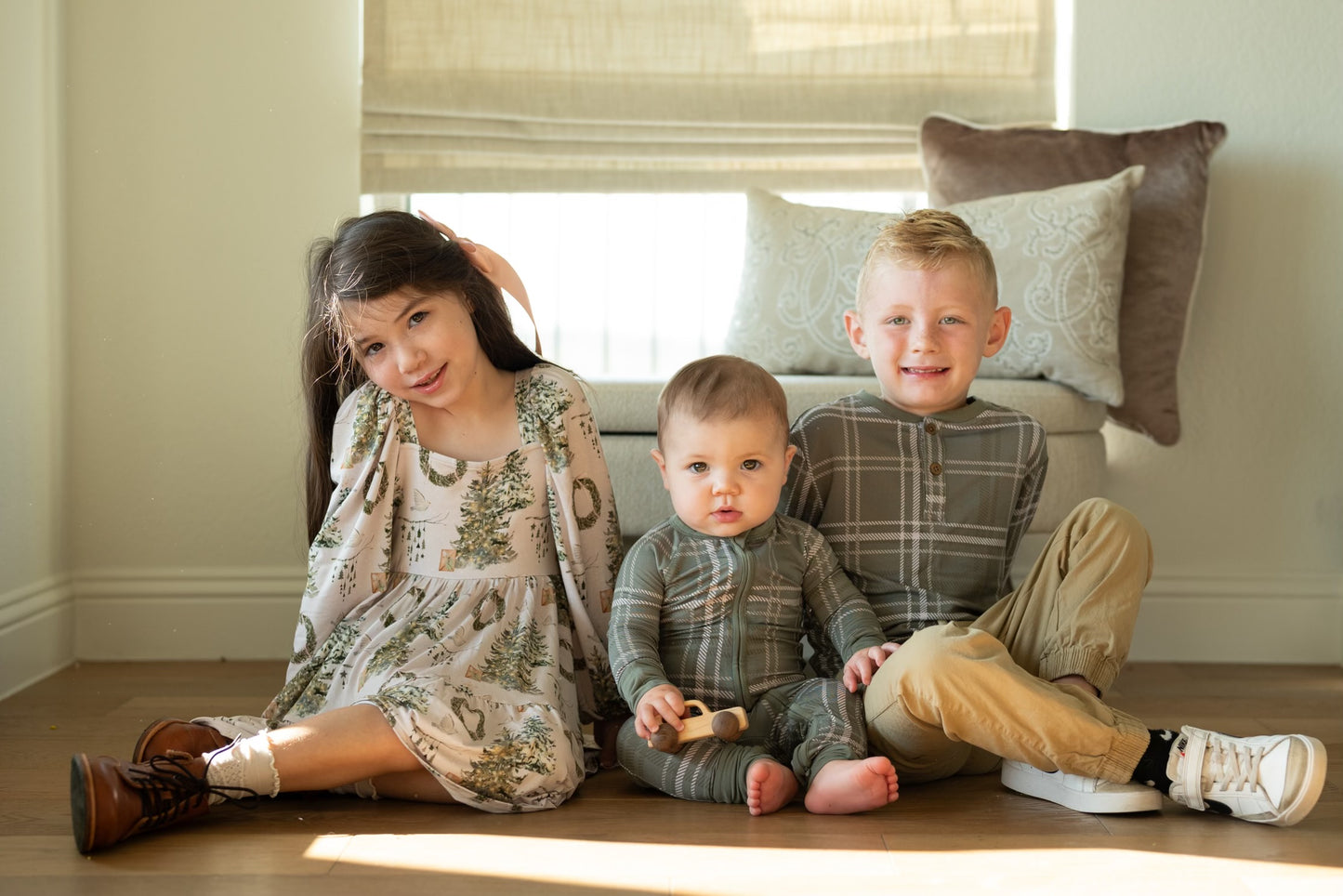 Sage Plaid Convertible Zippee