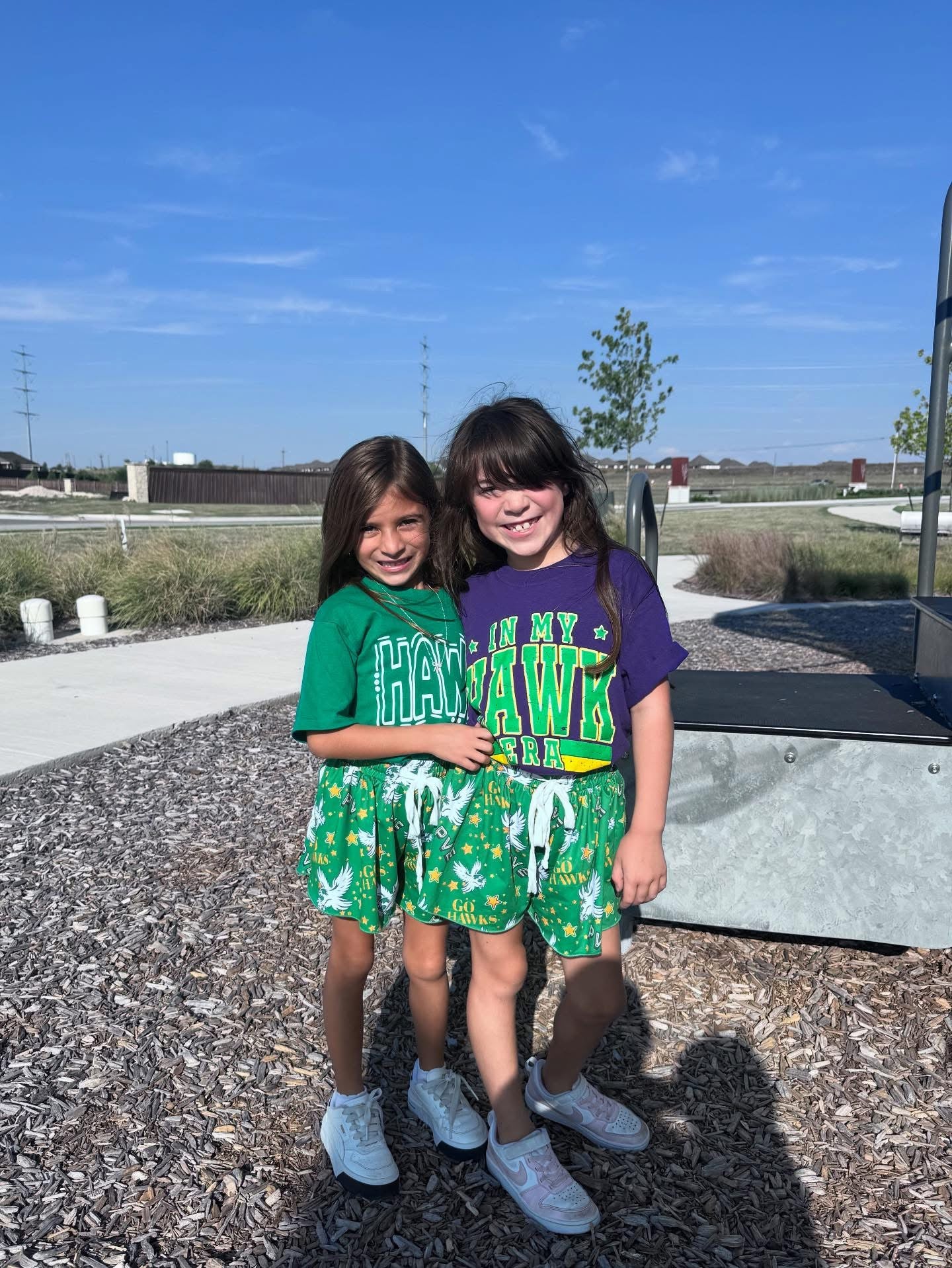 Go Hawks Butterfly Shorts