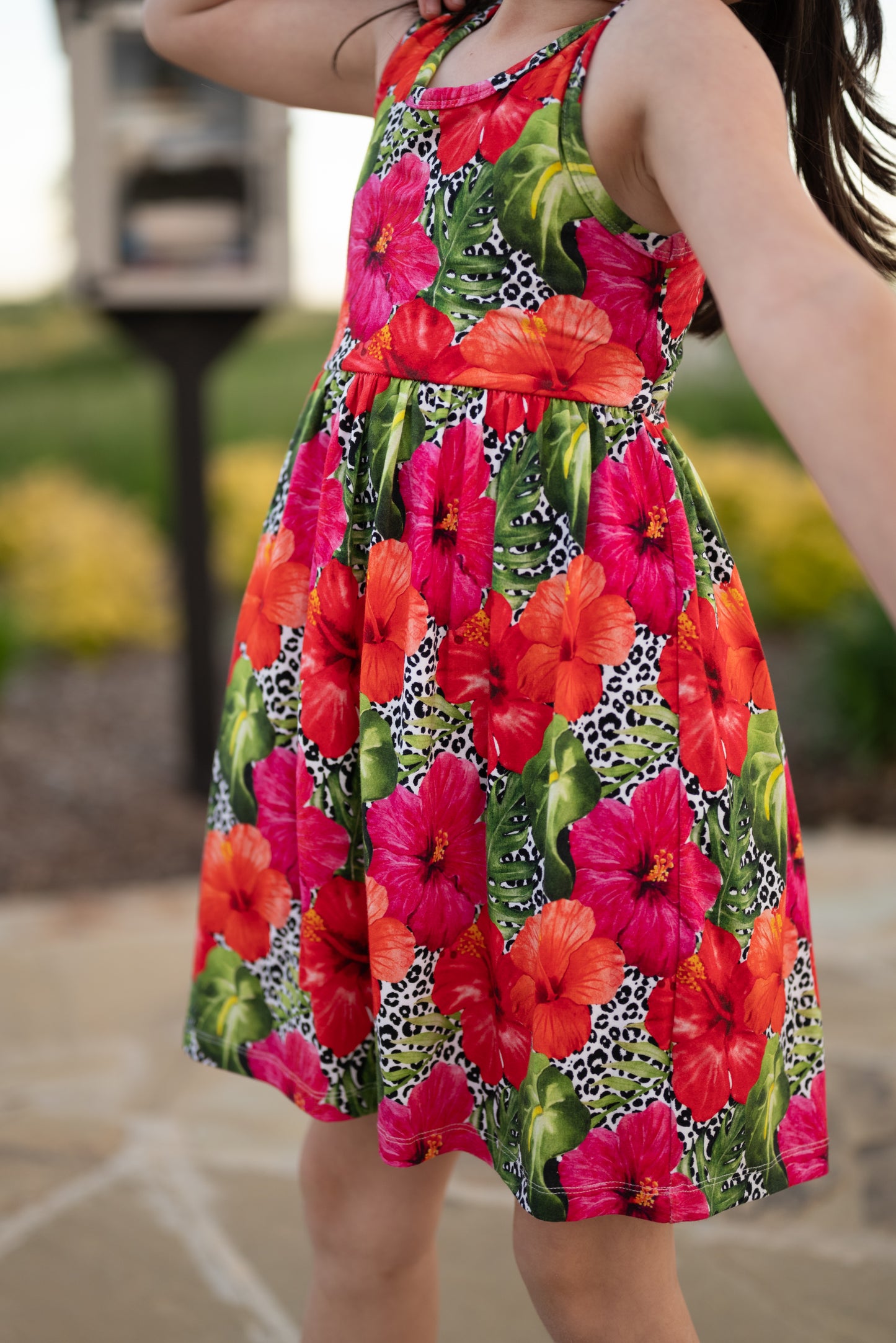 Wild Hibiscus Tiered Twirl PRE-ORDER
