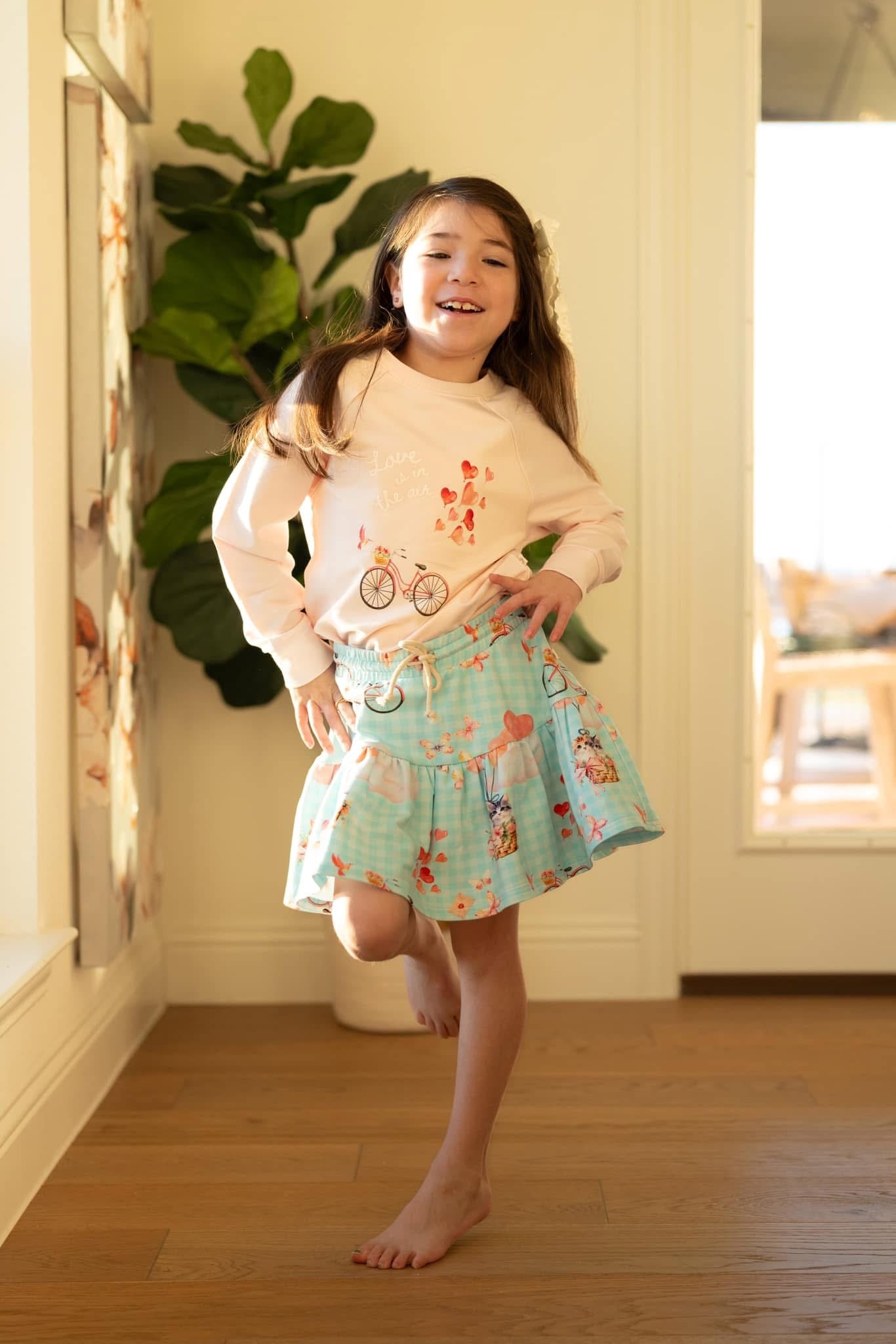 Love Is In The Air Skort