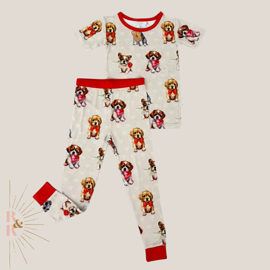 Puppy Love Short Sleeve Lounge Set