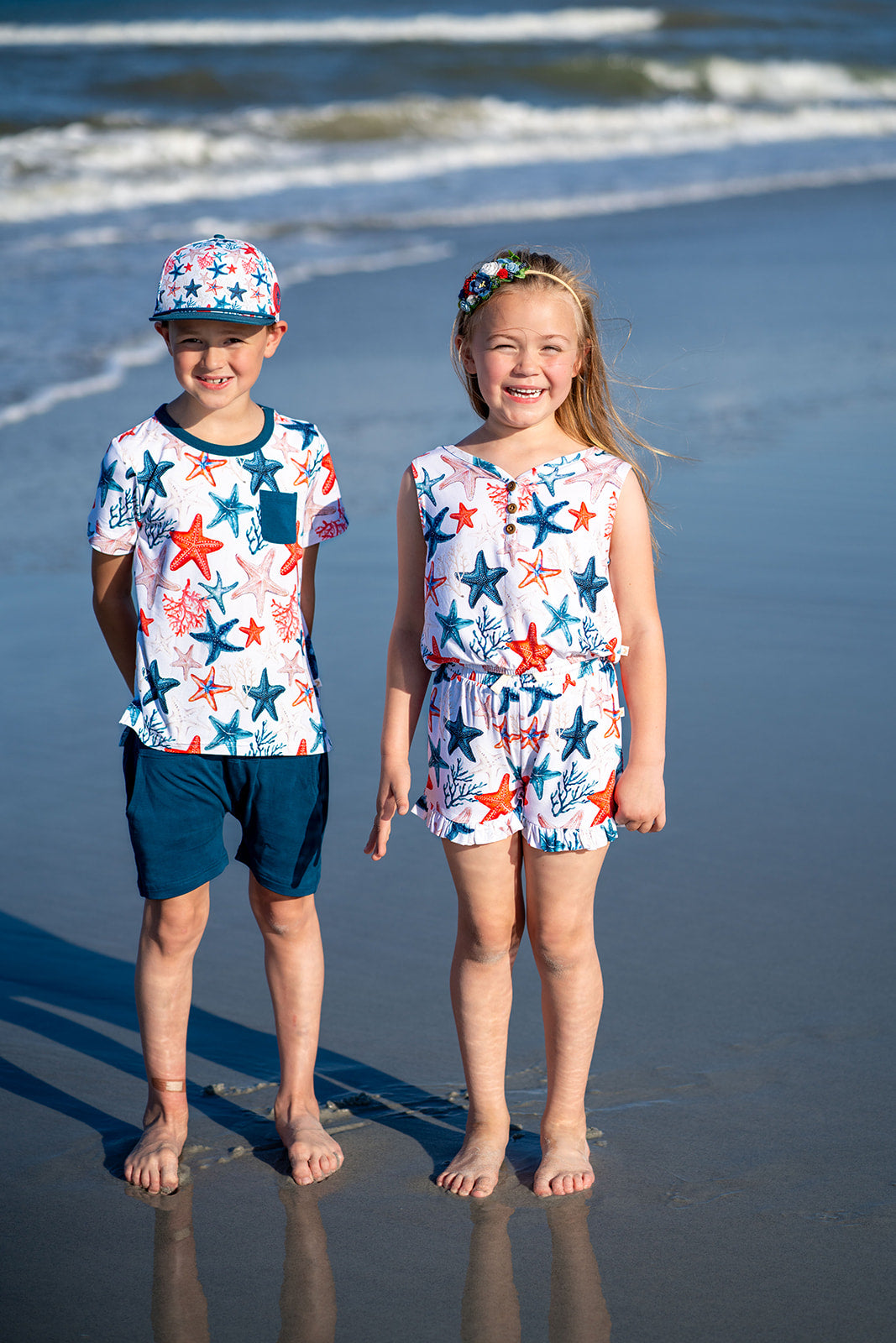 Star-Spangled Starfish Pocket Tee