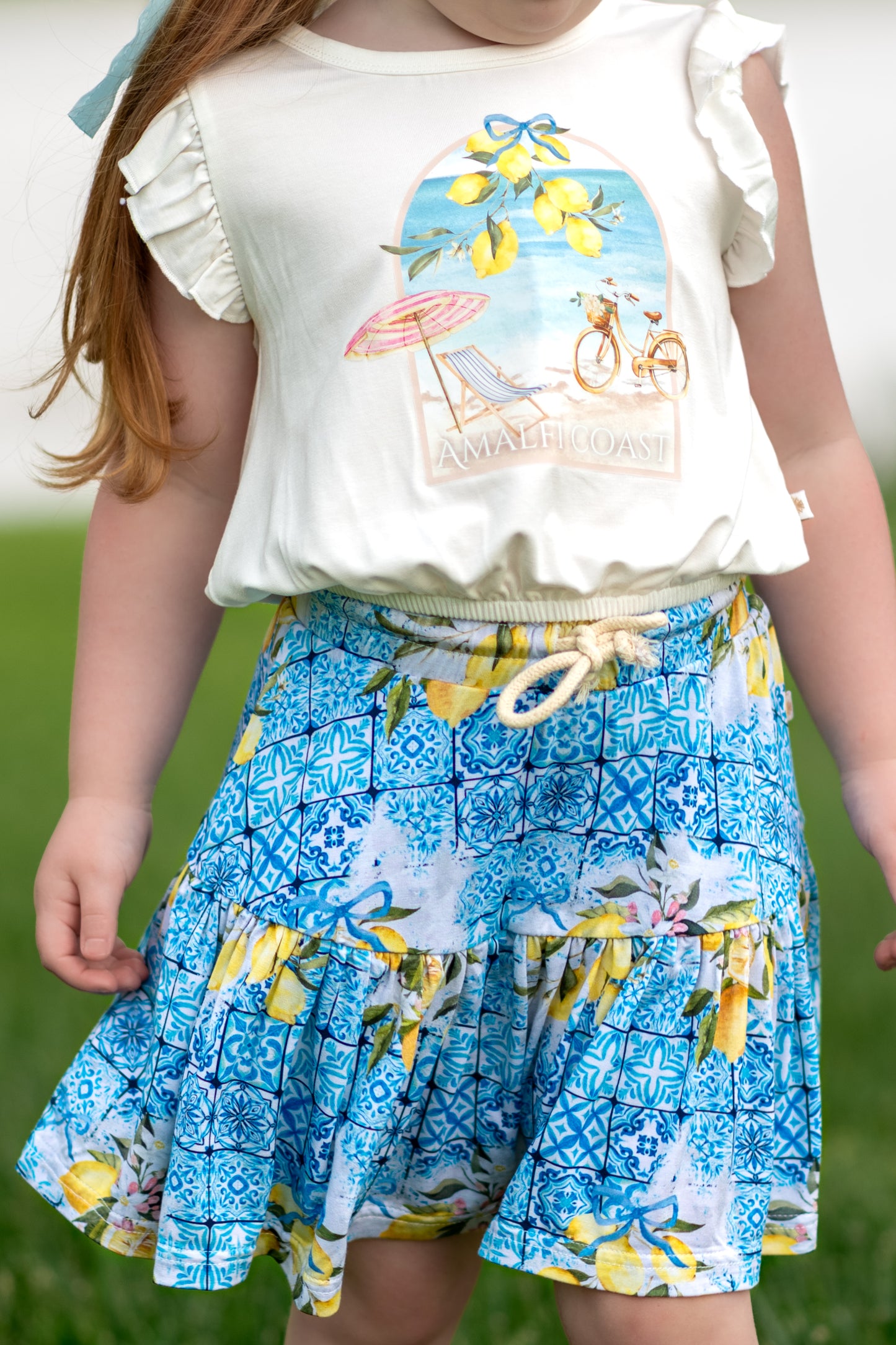 Lemoncello Bubble Hem Tank