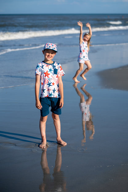 Star-Spangled Starfish Pocket Tee