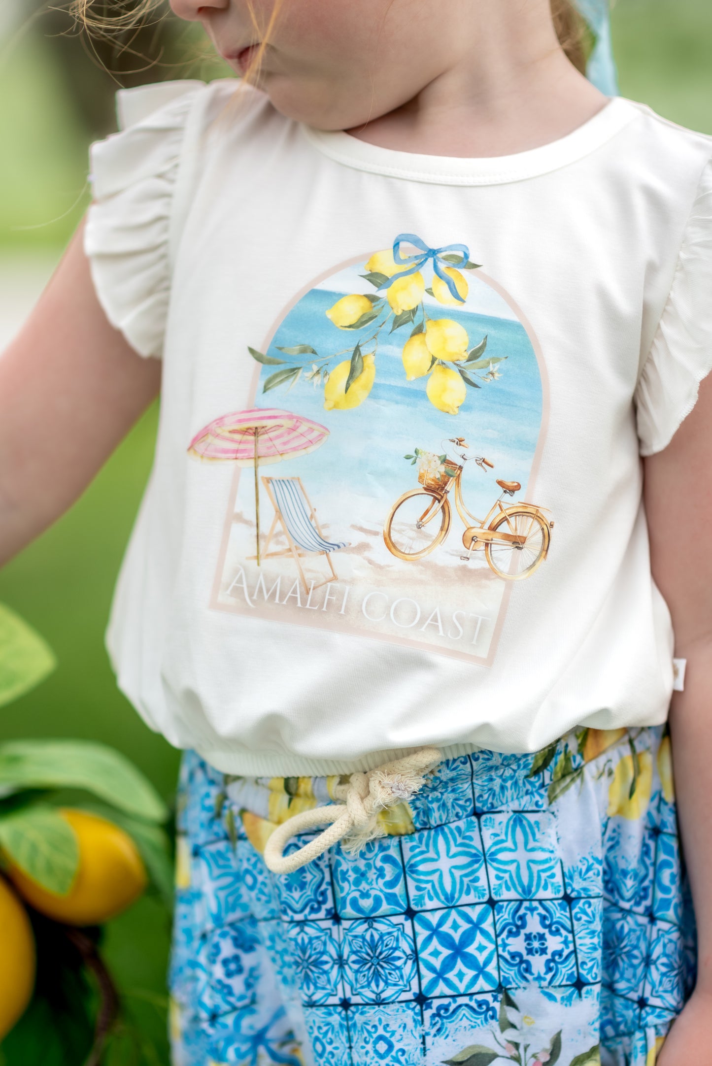 Lemoncello Bubble Hem Tank