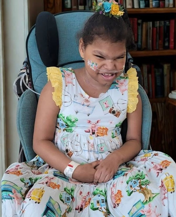 Pancakes & Pigtales Ruffle Lace Sleeve Tiered Twirl