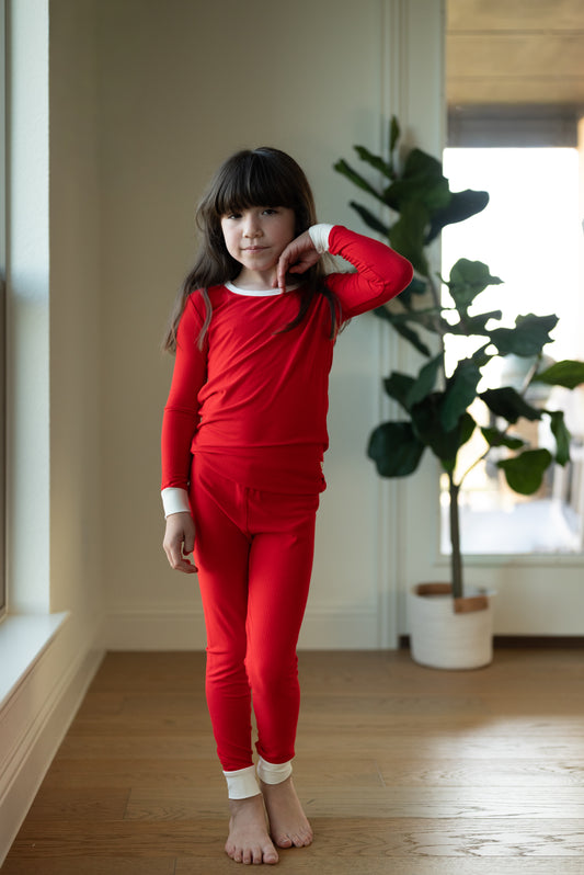 Rosie Red Long Sleeve Lounge Set (ETA 11/29)