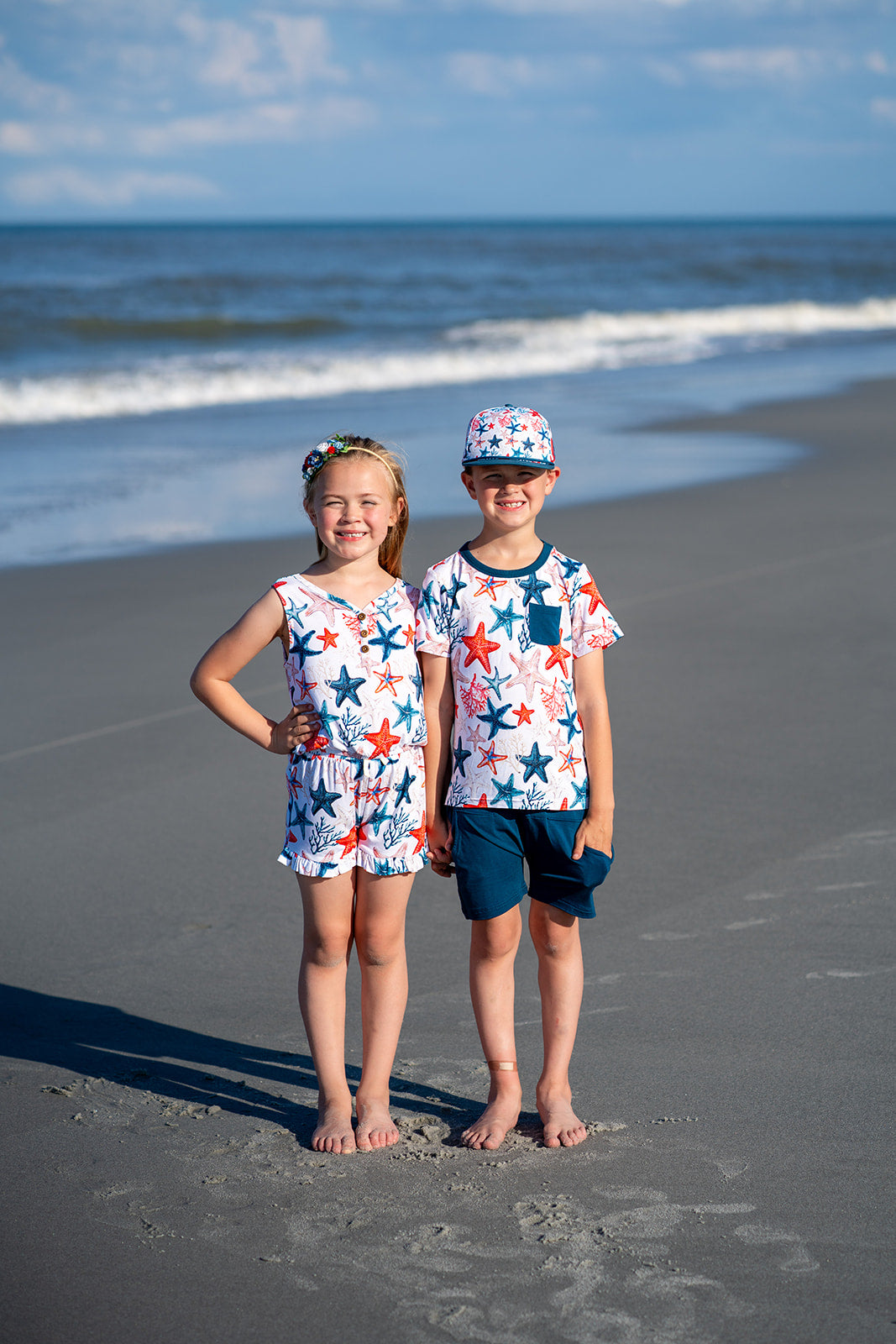 Star-Spangled Starfish Pocket Tee