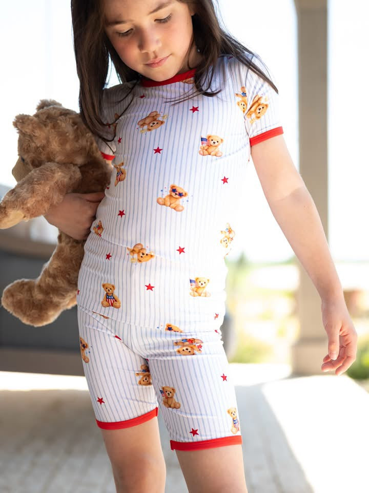 All-American Teddy Two Piece Lounge