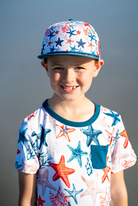 Star-Spangled Starfish Pocket Tee
