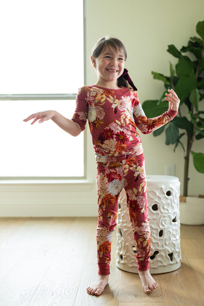 Autumn Fairy Blooms Long Sleeve Lounge Set