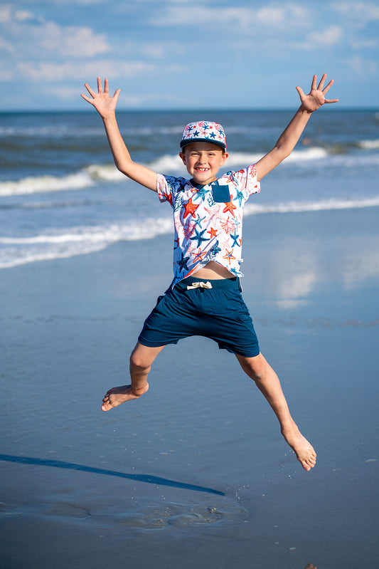 Star-Spangled Starfish Shorts