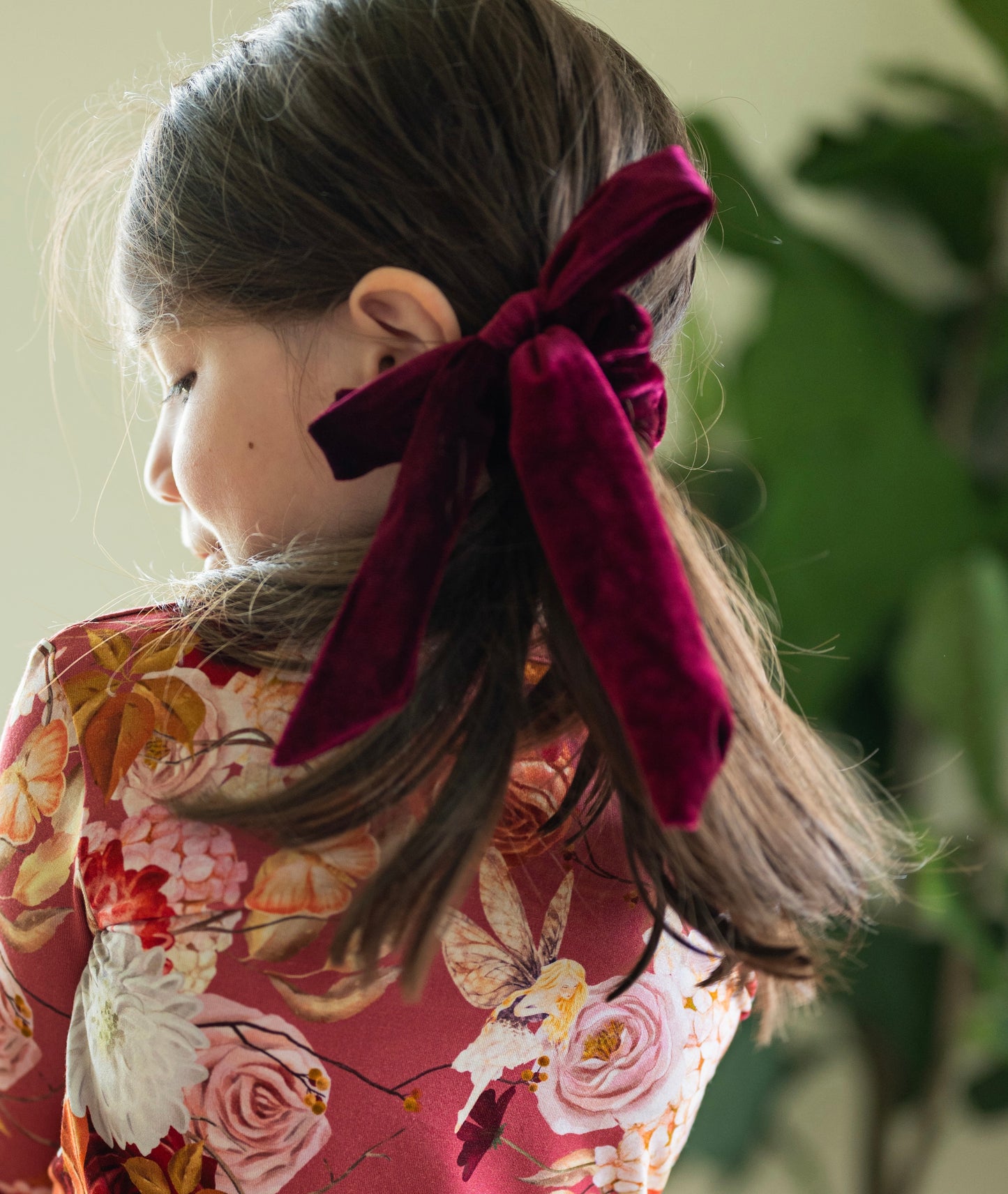 Velvet Bow Scrunchie