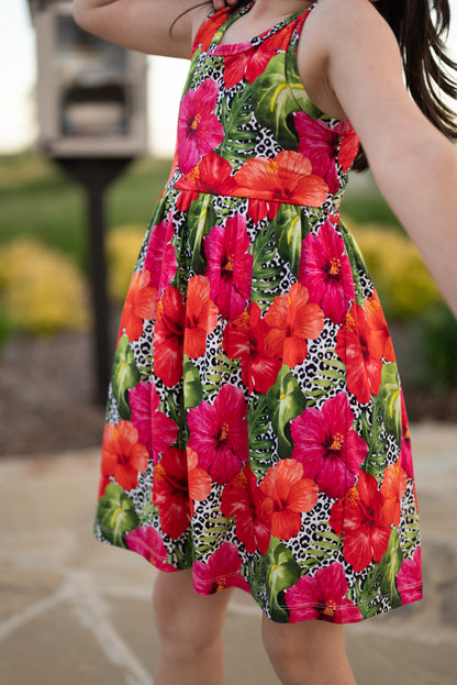 Wild Hibiscus Tiered Twirl PRE-ORDER