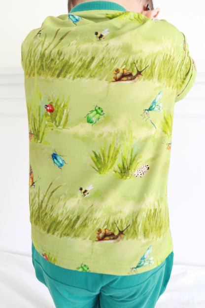 Grub Club Rolled Sleeve Henley