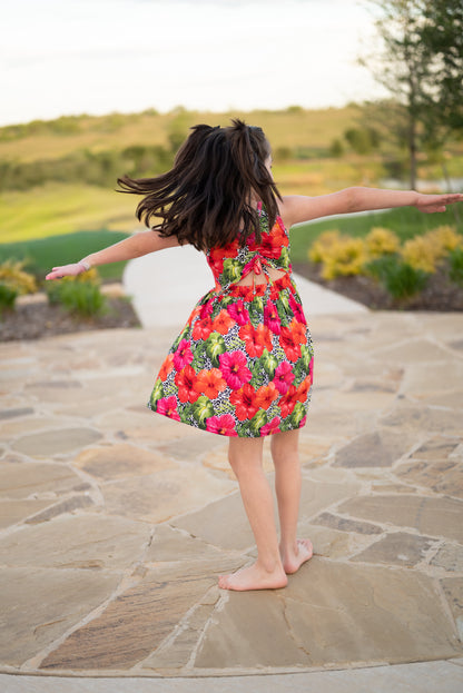 Wild Hibiscus Tiered Twirl PRE-ORDER