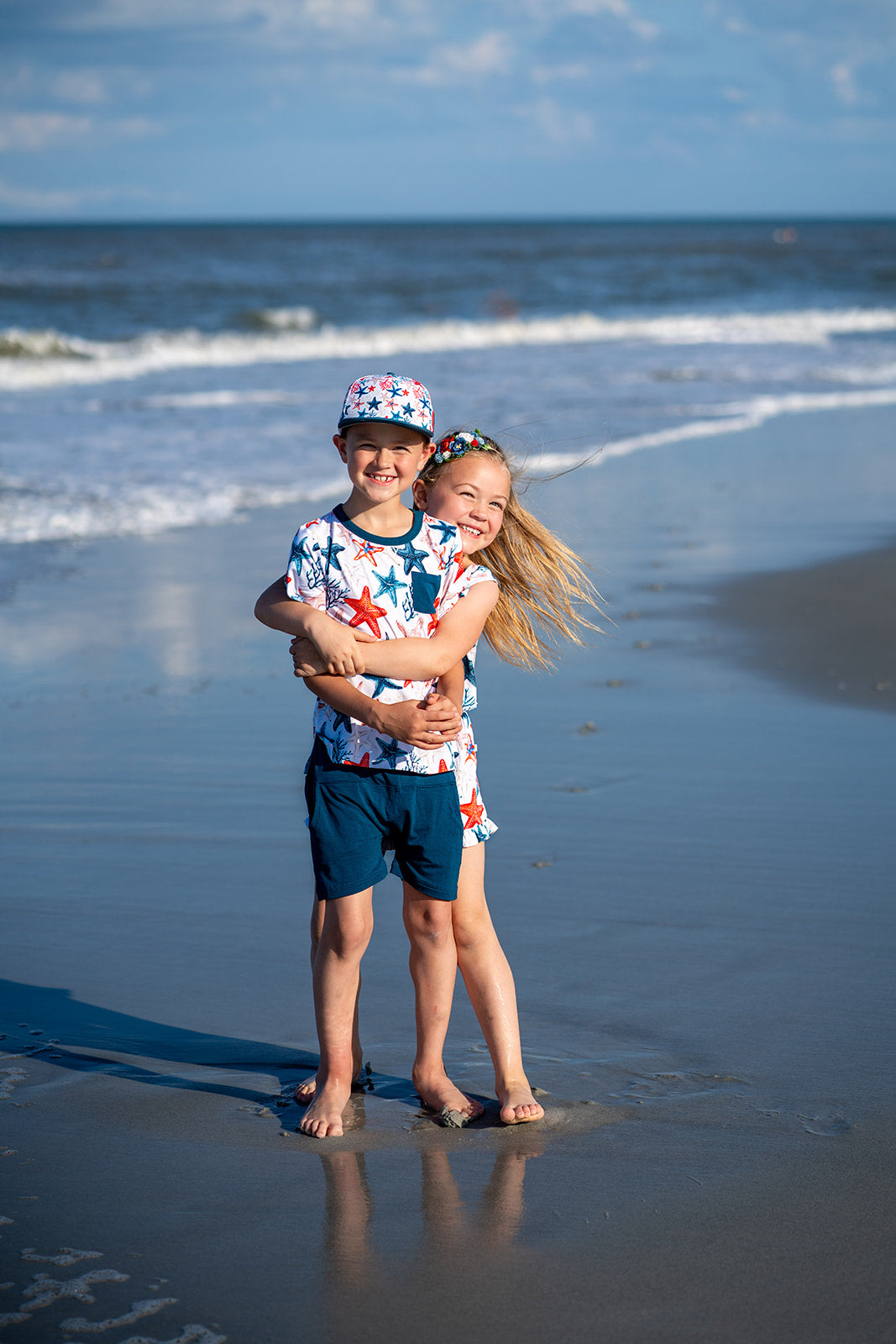 Star-Spangled Starfish Pocket Tee