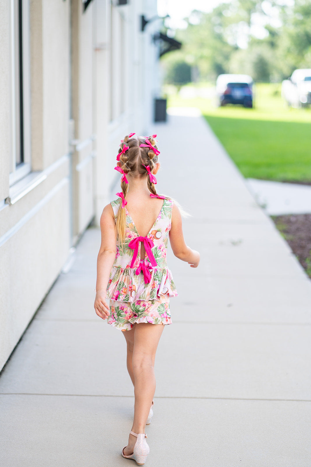 Palm Paradise Peplum + Short Set