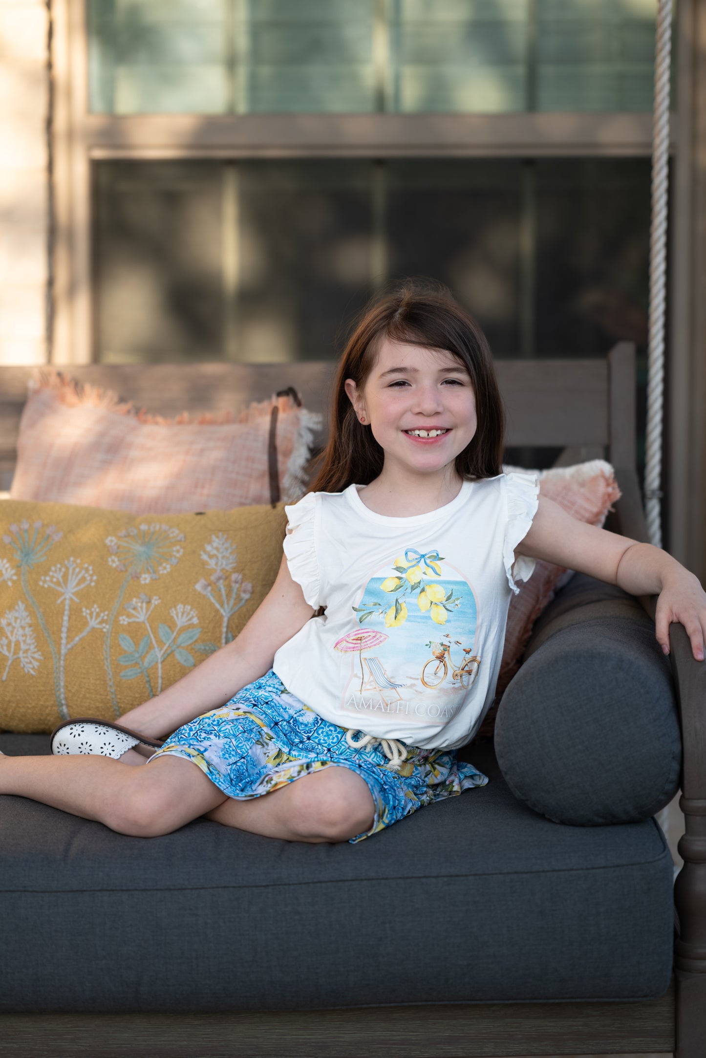 Lemoncello Bubble Hem Tank