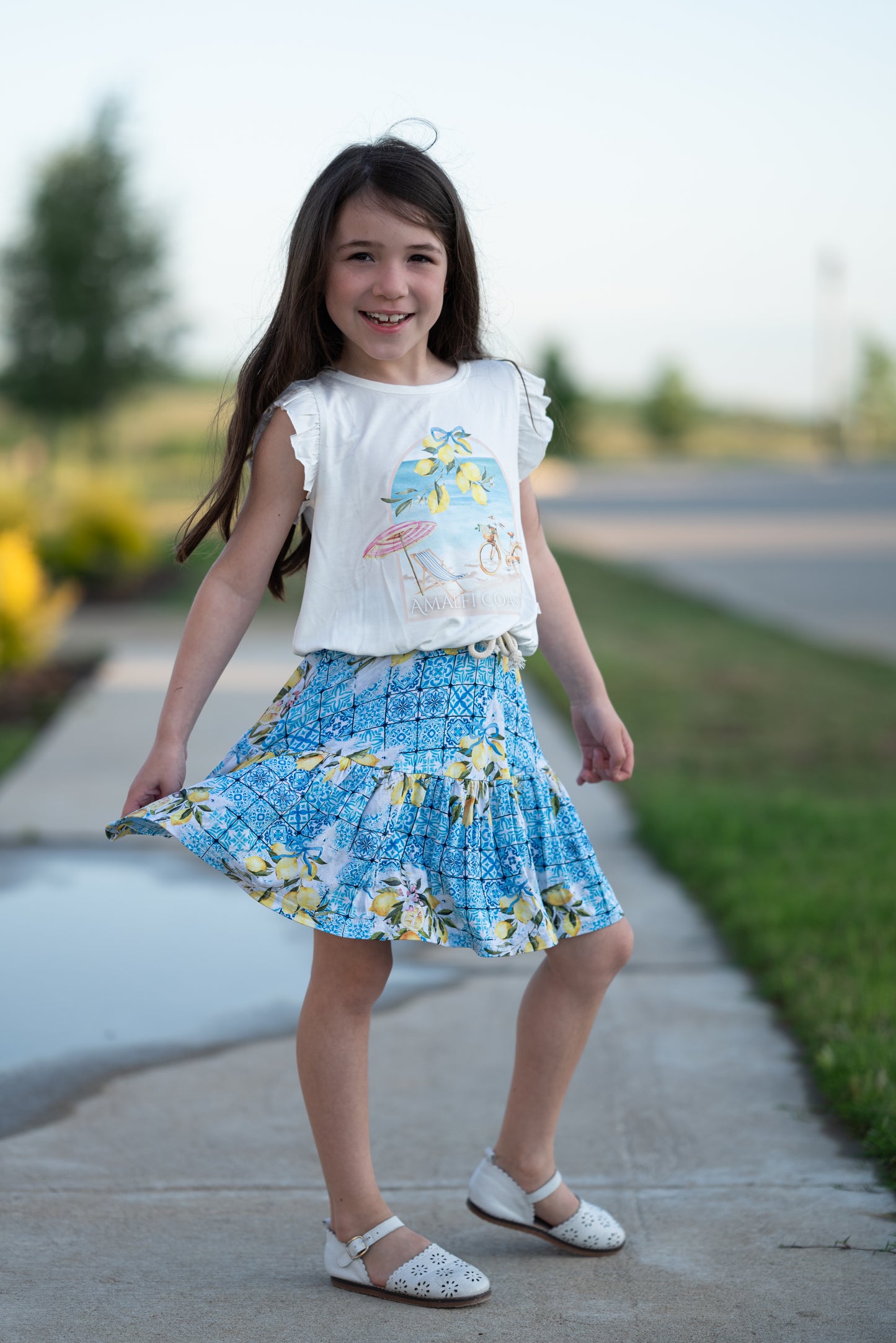 Lemoncello Bubble Hem Tank