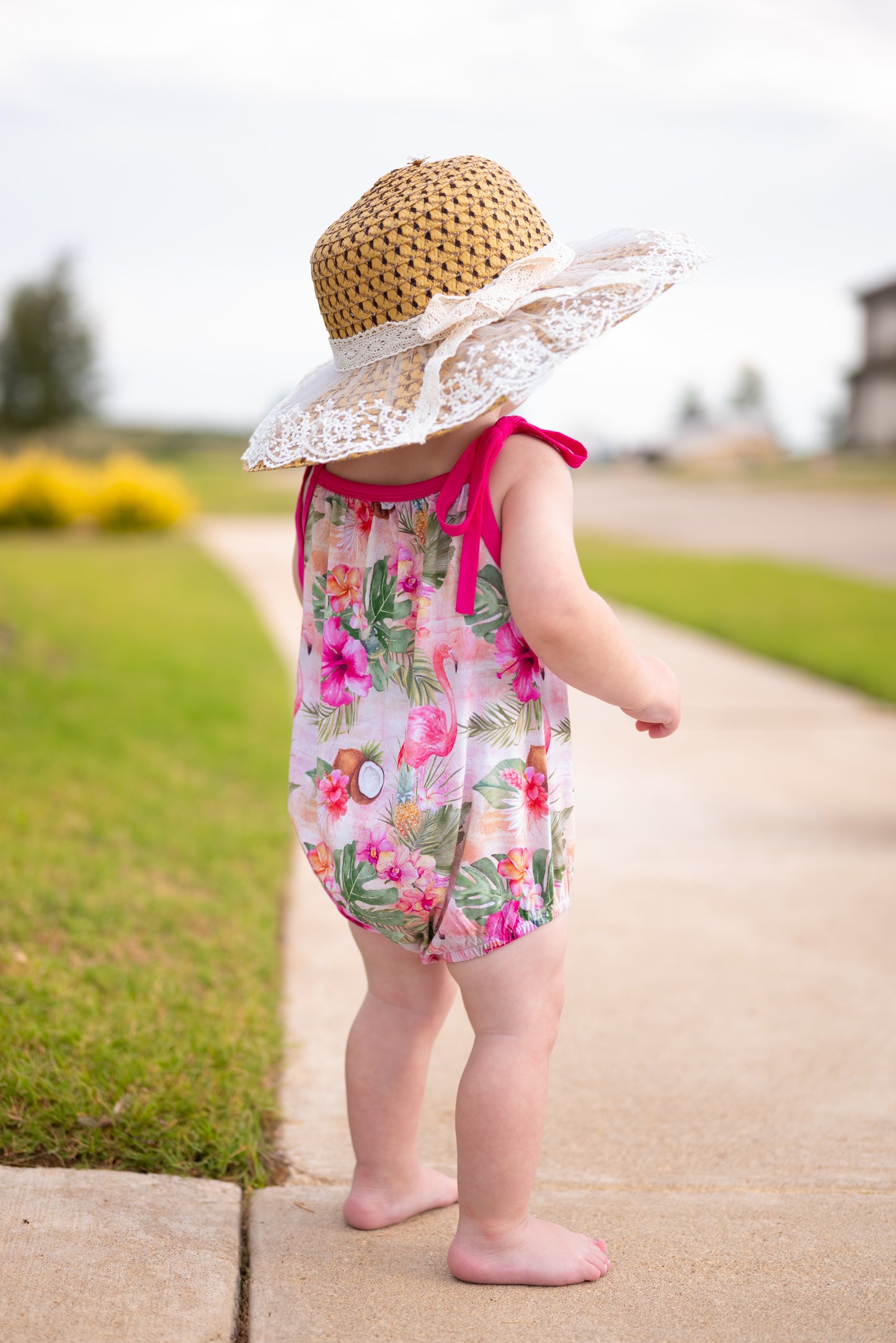 Lace Straw Hat