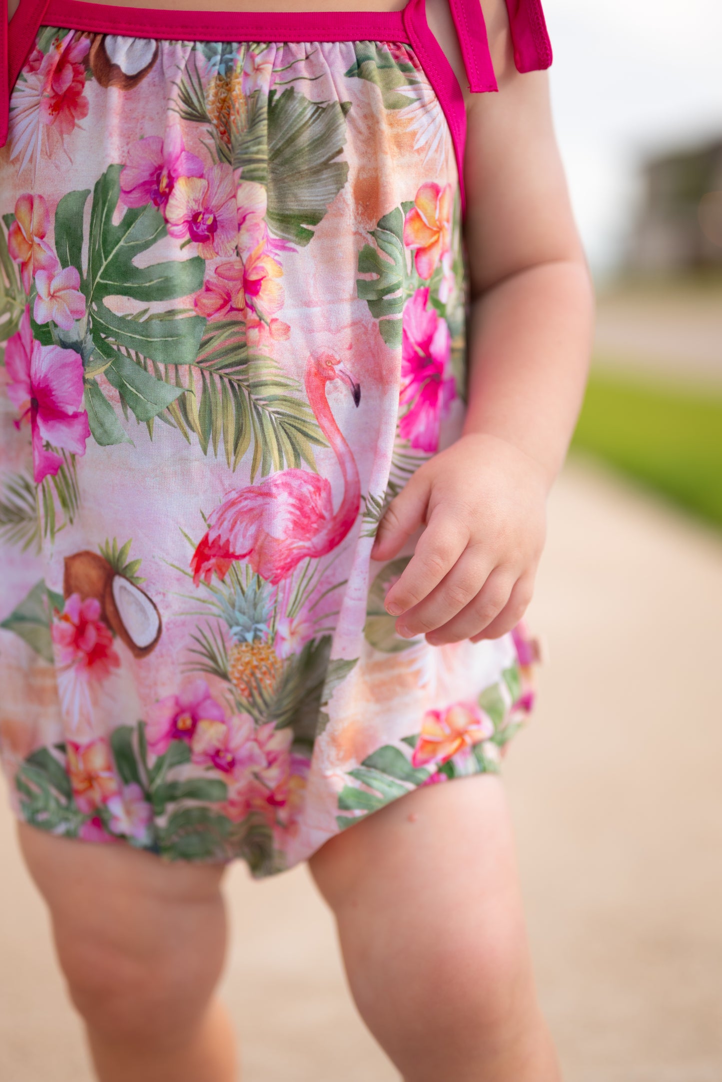 Palm Paradise Bubble Romper