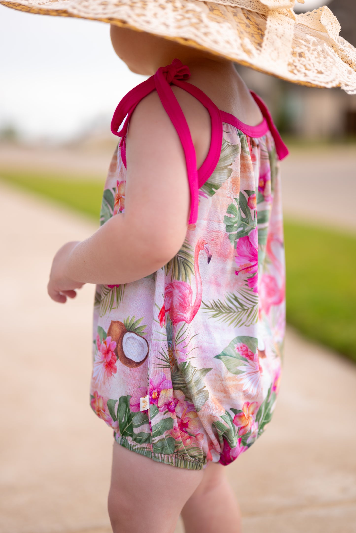 Palm Paradise Bubble Romper
