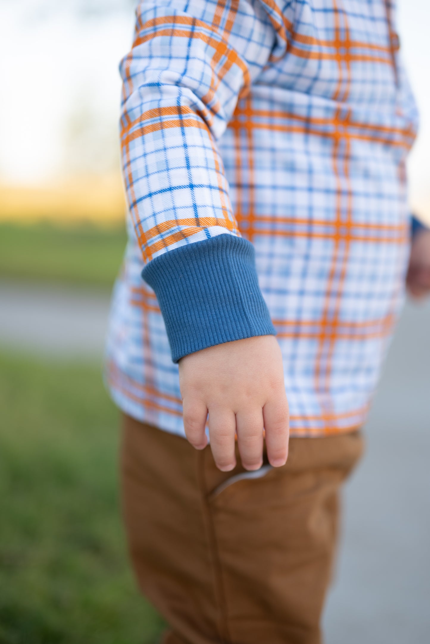 Harvest Plaid Long Sleeve Henley