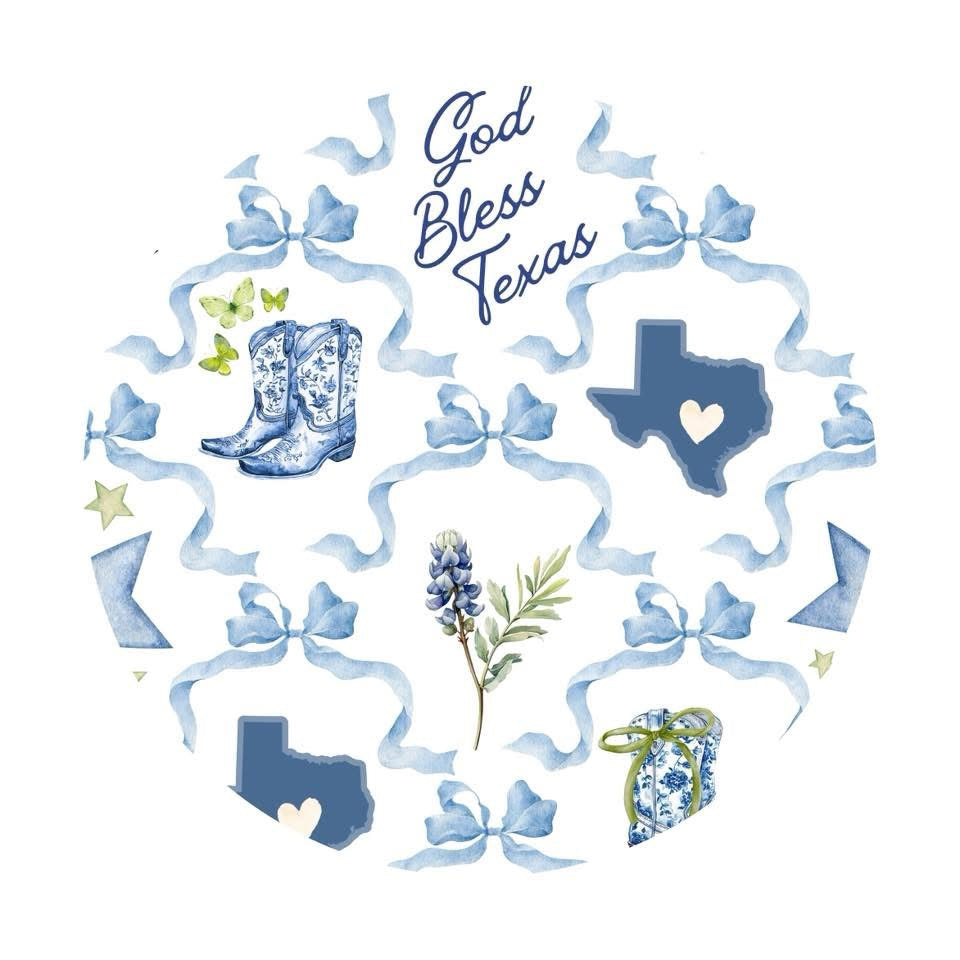 God Bless Texas Convertible Zippee - PRE ORDER