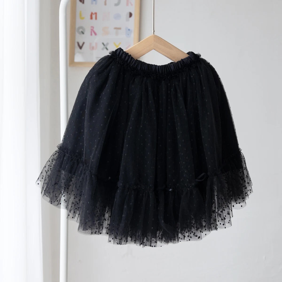 Black Swiss Dot Tutu