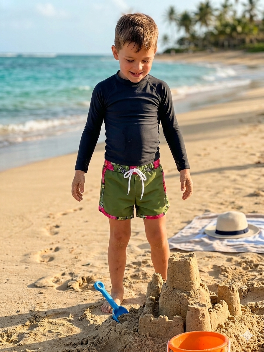 Wild Hibiscus Swim Trunks PRE ORDER
