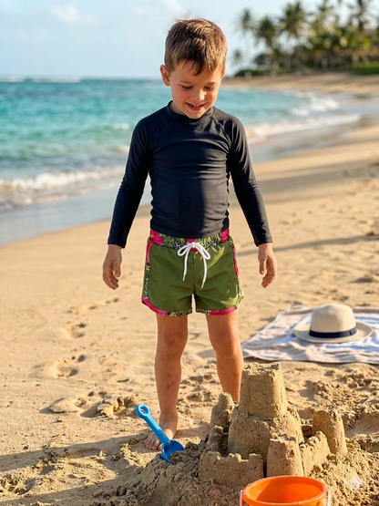 Wild Hibiscus Swim Trunks PRE ORDER